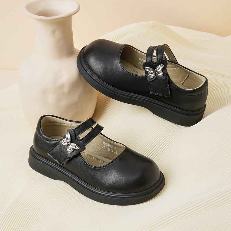 RED DRAGONFLY Girls' Soft-Soled Leather Shoes