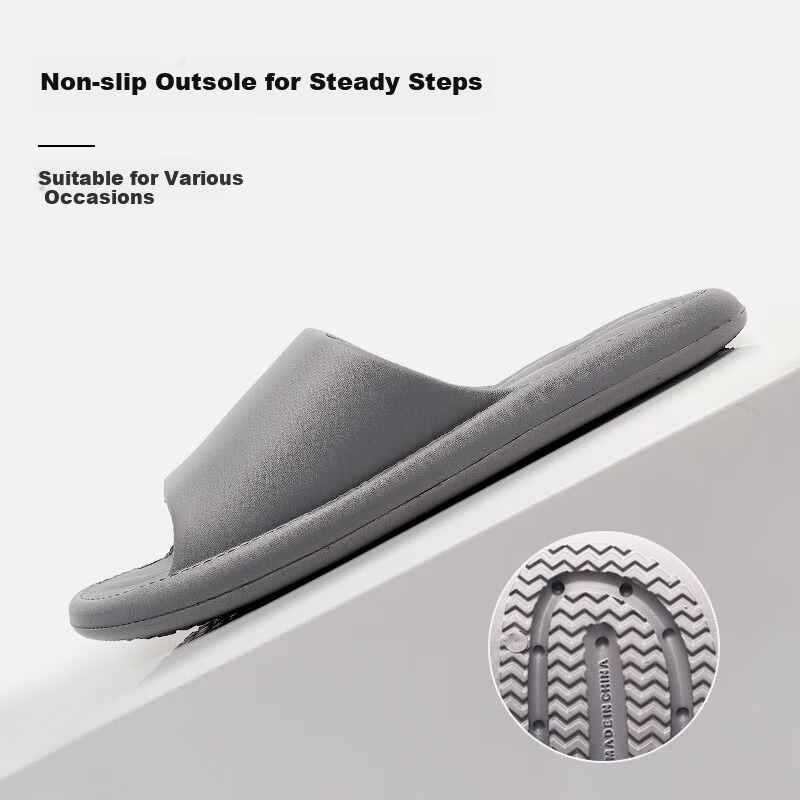 GUOLUOFEI Men's Summer Indoor Non-Slip Slippers