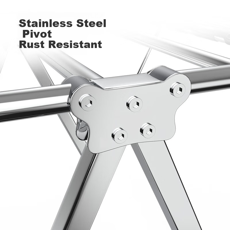 40,000 Kilometers Folding Stainless Steel Drying Rack
