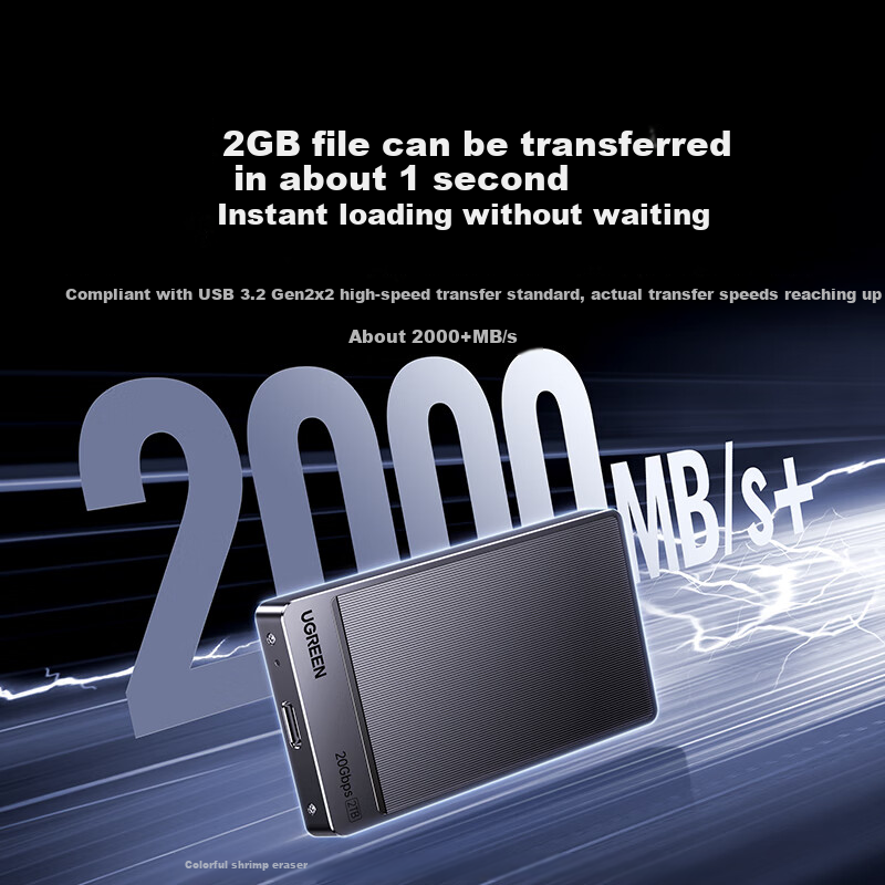 UGREEN 2TB Portable SSD 2000MB/s