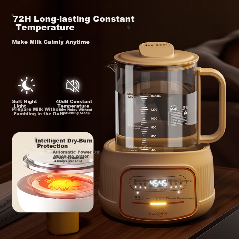Iicobear Thermostatic Bottle Warmer & Kettle