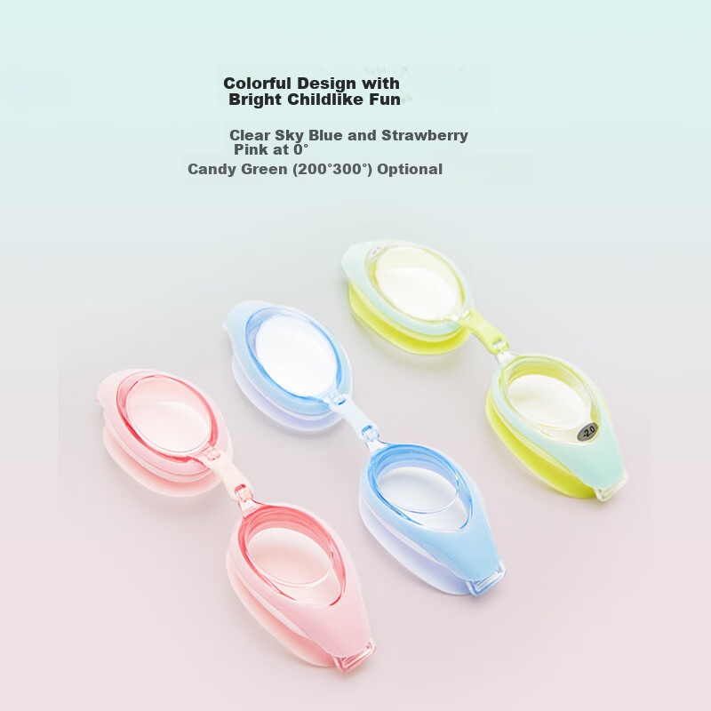 BALNEAIRE Kids Silicone Swimming Goggles HD