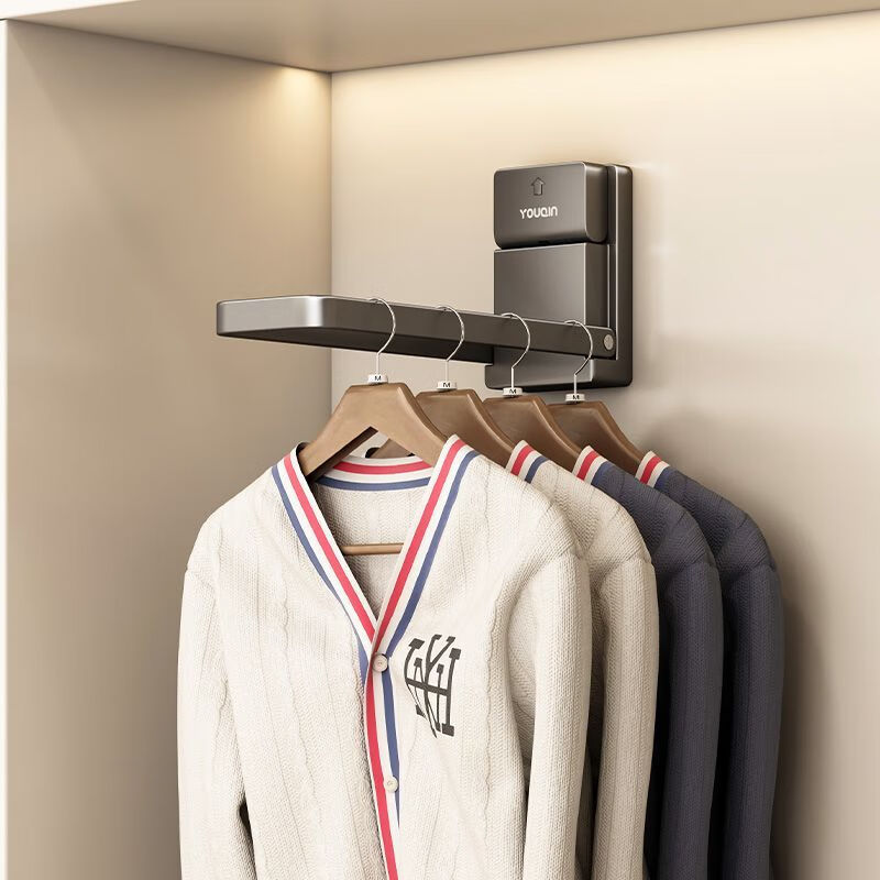 MUYA Suction Cup Clothes Hanger Storage Organizer