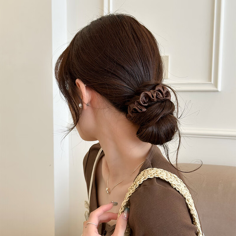 CHIMERA 3-Piece Satin Hair Ties for High Ponytails
