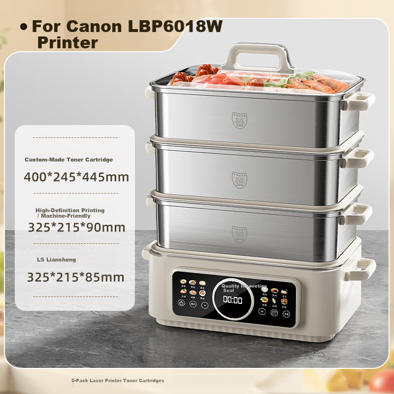 AUX Electric Hot Pot - 12L Multi-Functional Steamer & Cooker