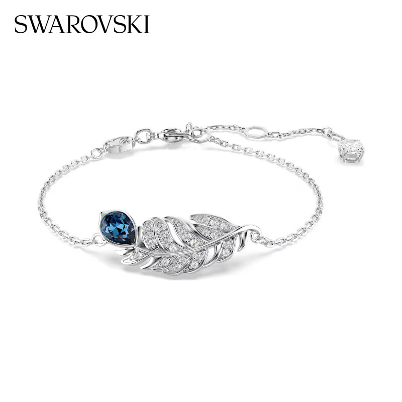 SWAROVSKI IDYLLIA Blue Feather Women's Bracelet