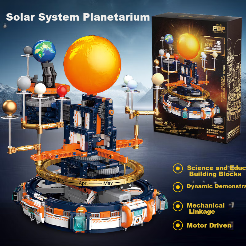 QiJi Dawn Solar System Planetarium Building Blocks