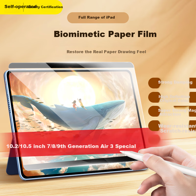 SUOYING Magnetic Detachable Paper Film for iPad