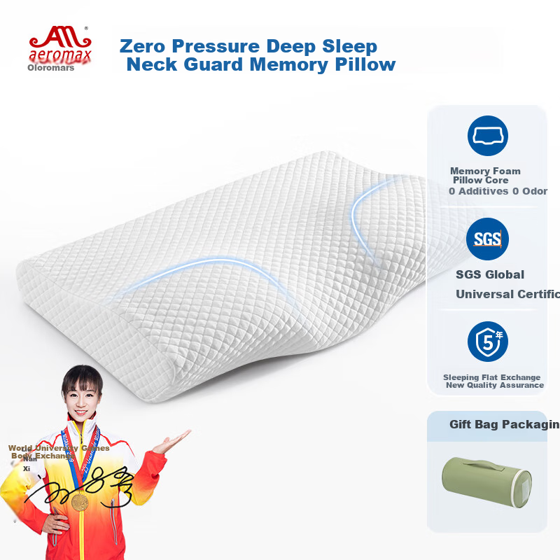 Aeromax Neck Pillow - Butterfly-Shaped Memory Foam for Deep Sleep