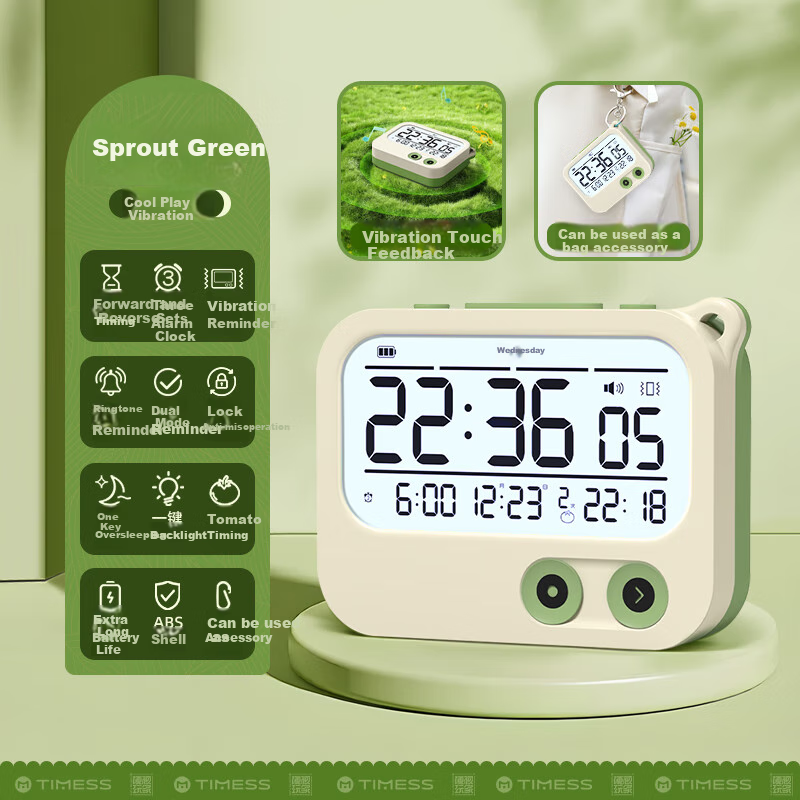 Timess Alarm Clock Smart Vibrating Wake-Up Device