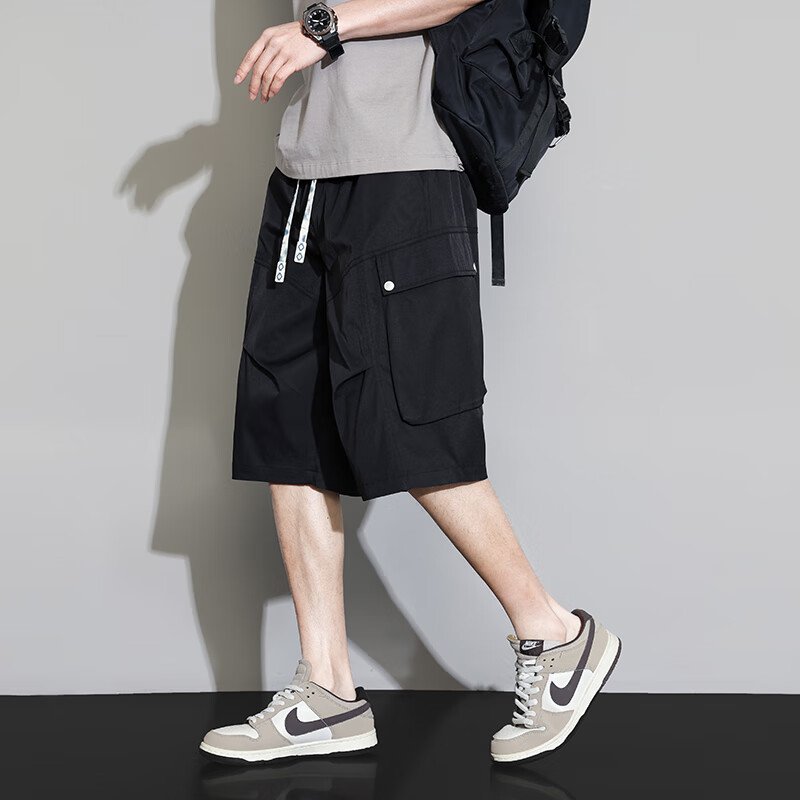 I'M DAVID Men's Cargo Shorts - Summer Lightweight Plus Size