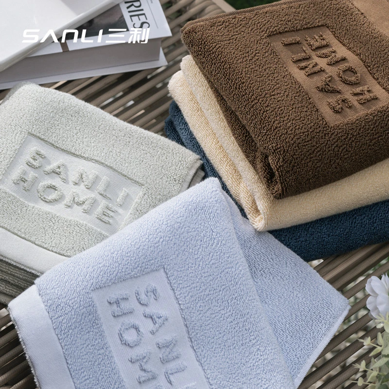 Sanli 100% Pure Cotton Antibacterial Bath Towel for Men and Sports