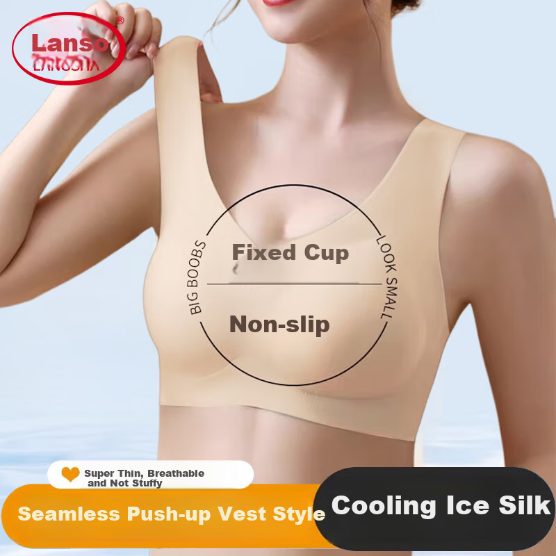 LangSha Seamless Push-Up Bra for Small Breasts