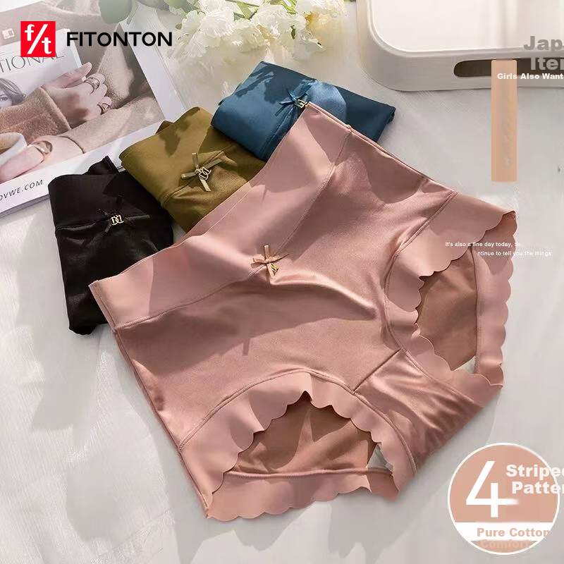 FitonTon High-Waist Ice Silk Underwear