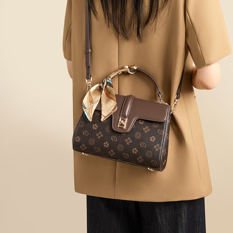 Hongqingting Women's Silk Scarf Style Handbag
