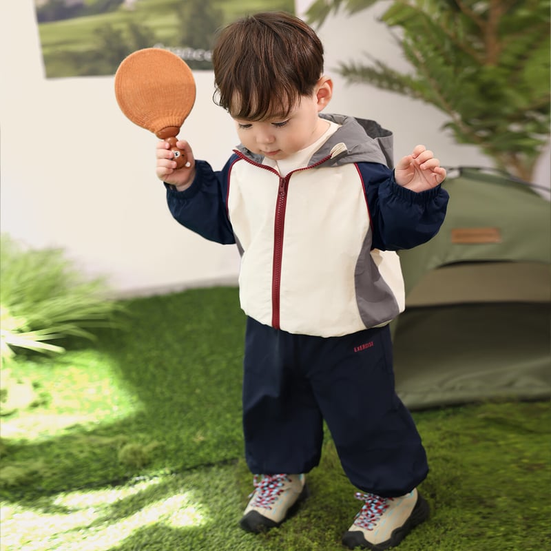 LUSON Baby Boy Sports Windbreaker Set