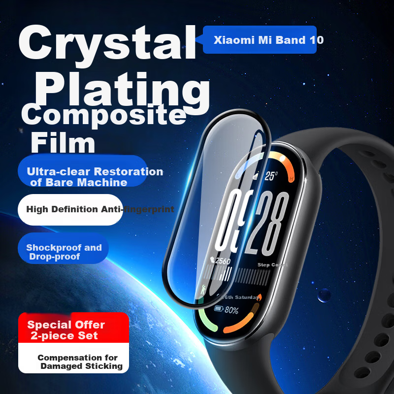 Smorss Premium Screen Protectors for Xiaomi Band 10