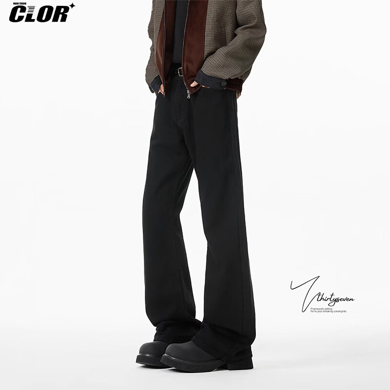 CLOR Curved Knife Micro-Flared Cleanfit Jeans