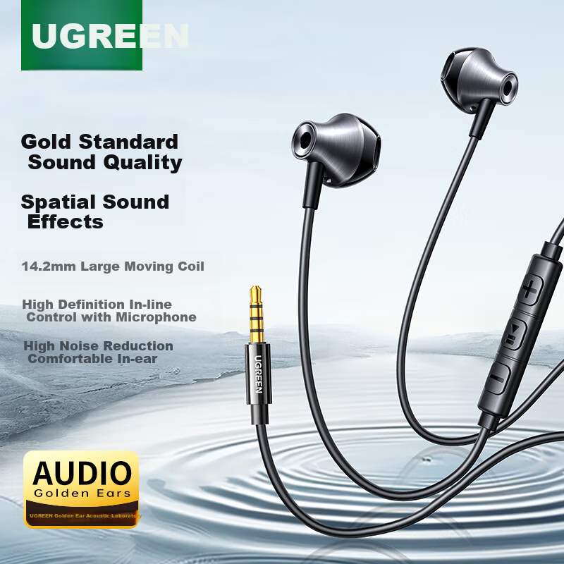 UGREEN Wired Gaming Earphones with 3.5mm Interface