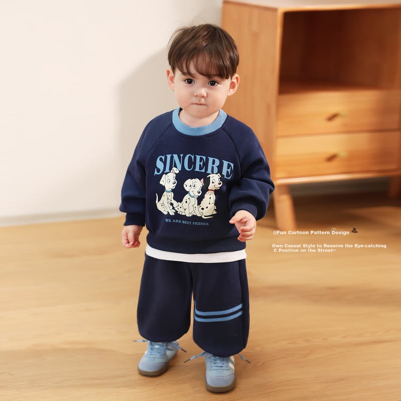 LUSON Xiao O Ba Baby Boy Early Autumn Sports Set