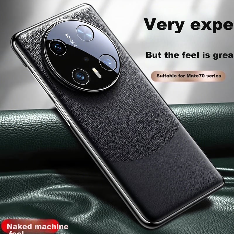 Hannuo Xuanwu Architecture Genuine Leather Case for Huawei Mate70 Pro