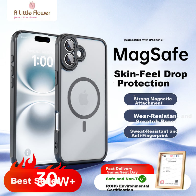 ALittleFlower iPhone 16 Ultra-Thin Magnetic Case
