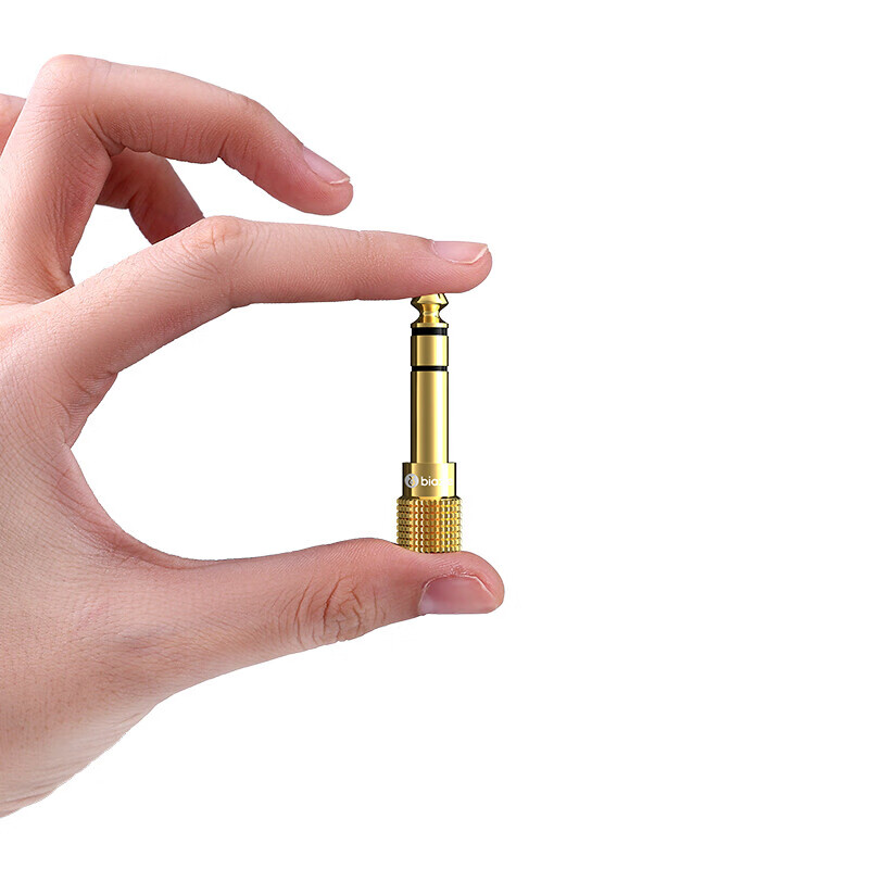 BIAZE 6.5mm to 3.5mm Audio Adapter with Gold-Plated Tip