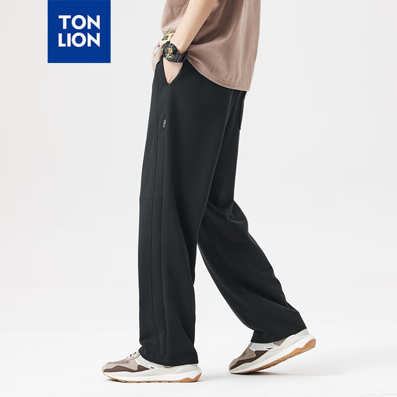 TonLion 2025 Autumn Winter Knitted Casual Pants