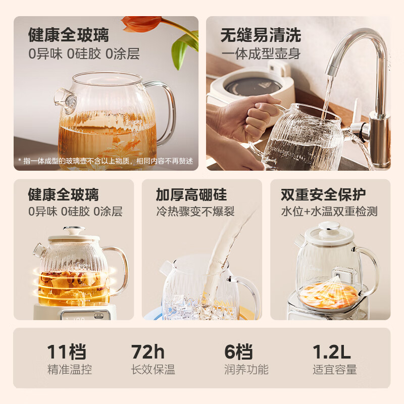 Midea Flower Pattern Health Kettle