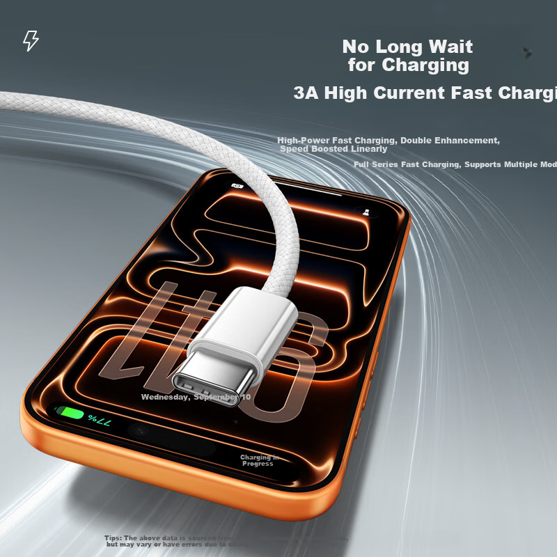 BIAZE Fast Charging Cable for iPhone 17/16/15