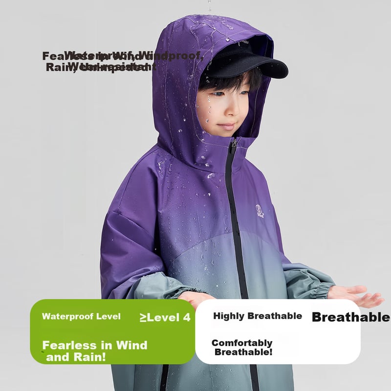 Zuoxi Kids' Gradient Waterproof Jacket