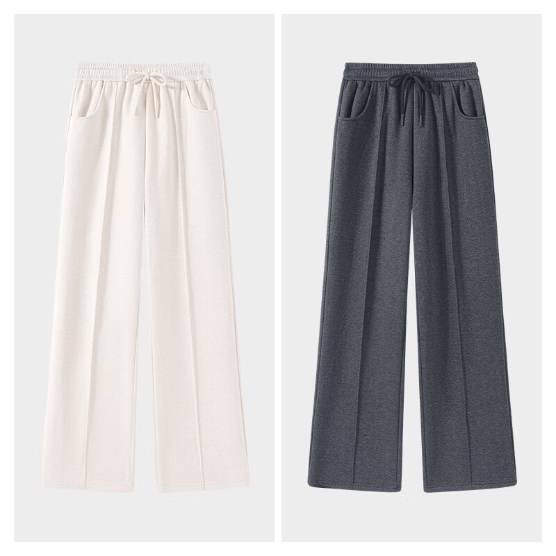 MJ STYLE Women's Slim-Fit Wide-Leg Pants