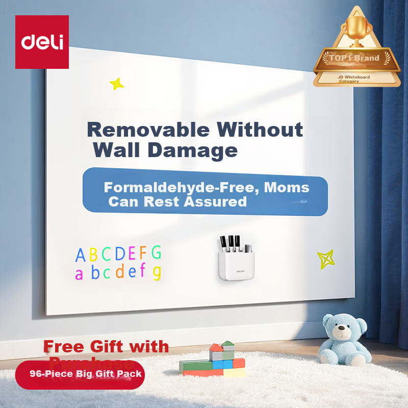 Deli 120x60cm Removable Whiteboard