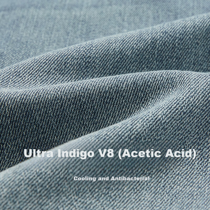 CABBEEN Men's Acetate Denim Jeans - Trendy Autumn Style