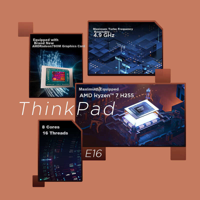 Lenovo ThinkPad E16 Ryzen R7 32GB 1TB