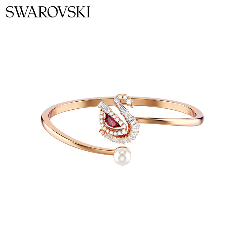 Swarovski Swan 25th Anniversary Red Swan Bracelet for Women