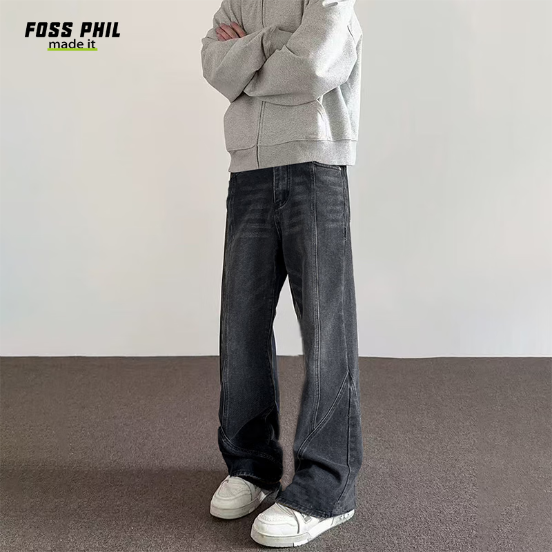 Foss Phil Men's American-Style High Street Jeans