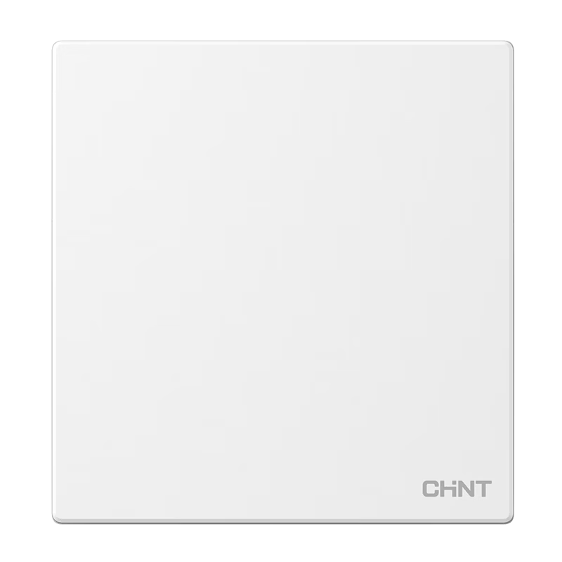 CHNT Rhombus White Switch Socket - One-Gang Double Control