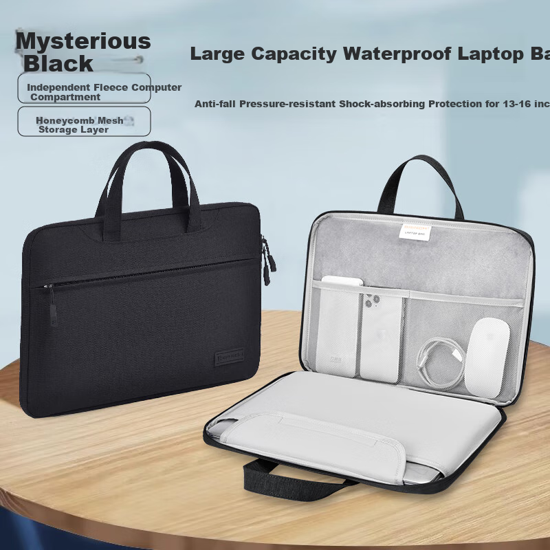 BRINCH Fully Open Laptop Bag for Men & Women