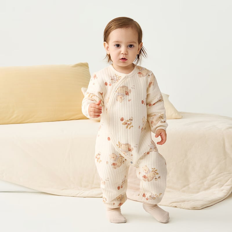 TONGTAI Baby Romper - Warm Cotton Onesie for Autumn/Winter