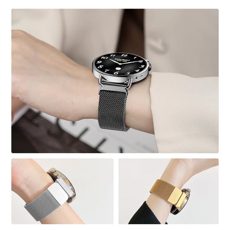 CangHua Compatible Xiaomi Watch S4 41mm Milanese Strap