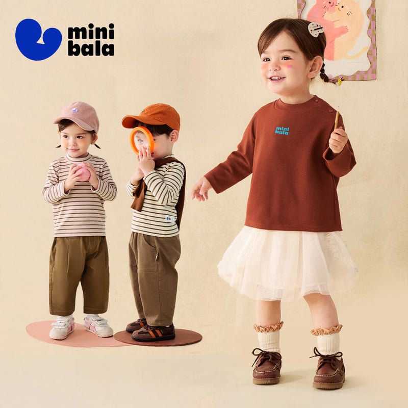 Minibala Kids Long Sleeve T-shirt