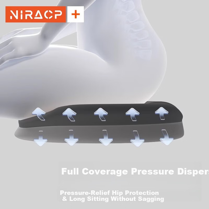 Nila Office Seat Cushion with Lumbar Support