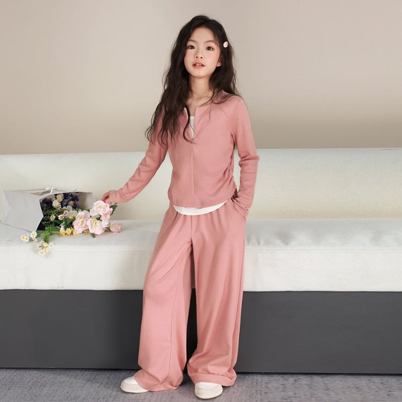 LUSON Kids Sporty Girls Outfit 2025 Autumn