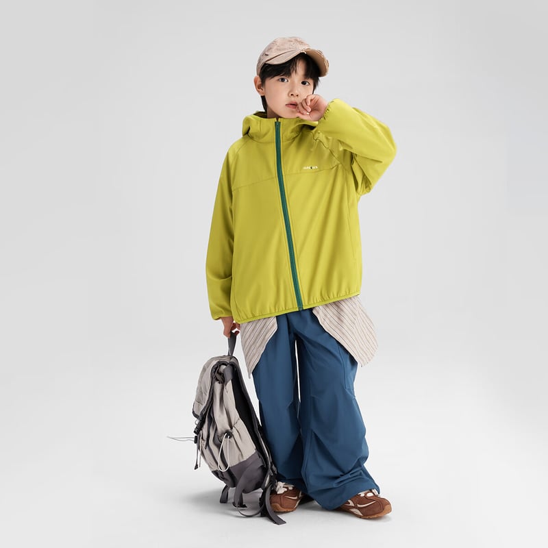 Zuo Xi Boys' Fleece-Lined Softshell Jacket