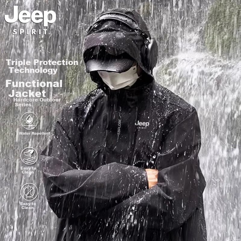JEEP Windproof & Waterproof Jacket - Hiking Style
