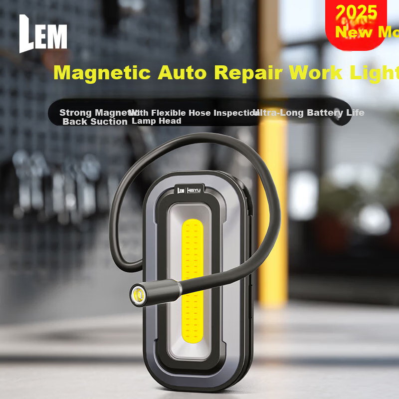 LEM Magnetic Work Light - Foldable Spotlight, High Brightness