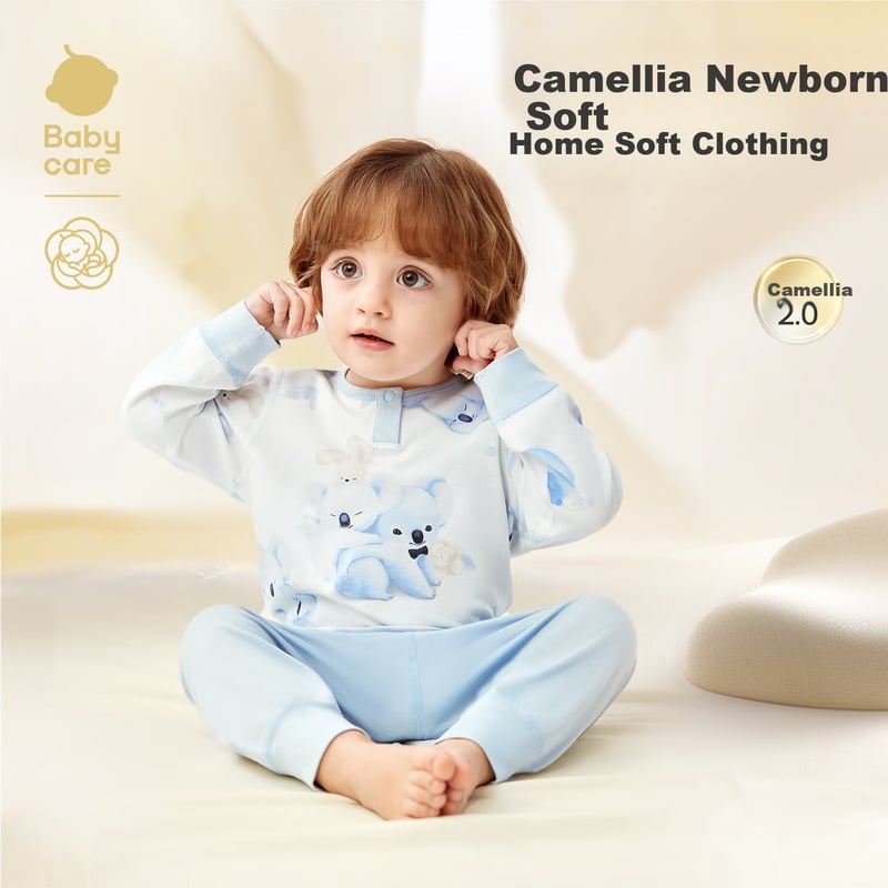 Babycare Hugging Panda Modal Baby Pajamas