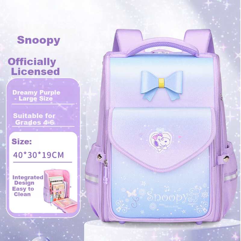 SNOOPY Dreamy Cartoon Backpack for Girls