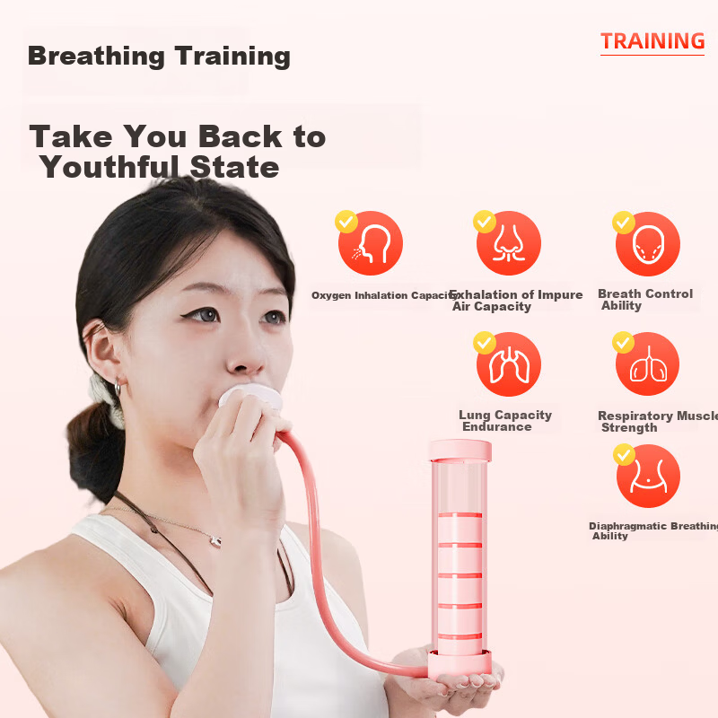 Duweike Advanced Powder Dumbbell Breathing Trainer